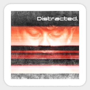 Distracted Sticker